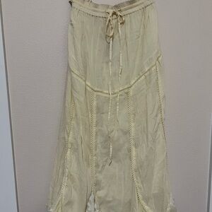 NWT Yellow maxi skirt